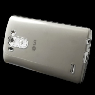 Силиконови гърбове Силиконови гърбове за LG Силиконов гръб ТПУ ултра тънък за LG G2 mini сив прозрачен